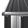 vidaXL Cobertizo jard&iacute;n acero galvanizado antracita 180,5x97x209,5 cm