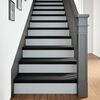 vidaXL Pelda&ntilde;os de escalera 4 uds madera maciza roble marr&oacute;n oscuro