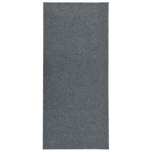 vidaXL Alfombra de pasillo atrapa suciedad 100x250 cm gris