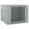 vidaXL Armario de red con almacenamiento Gris 60 x 60 x 50 cm Acero