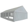 vidaXL Tela de tienda sin estructura Gris 10 x 5 m PE