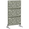 vidaXL Pantalla de Privacidad 100 x 50 x 180 cm Acero Verde oliva
