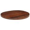 vidaXL Tablero de mesa redondo madera maciza reciclada &Oslash; 80x2,5 cm