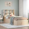 vidaXL Estructura de cama sin colch&oacute;n madera maciza pino 75x190 cm