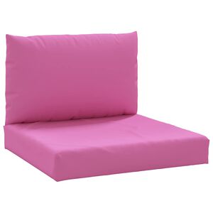vidaXL Cojines para pal&eacute;s 2 unidades tela Oxford rosa