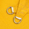 vidaXL Toldo de vela triangular HDPE amarillo 160 g/m&sup2; 6x6x6 m