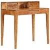 vidaXL Escritorio con cajones madera maciza 88x50x90 cm