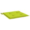vidaXL Cojines de silla de jardín 6 uds tela Oxford verde 40x40x4 cm