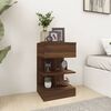 vidaXL Mesita de noche madera contrachapada marrón roble 40x35x65 cm