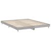 vidaXL Estructura de cama madera de ingeniería gris Sonoma 200x200 cm