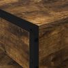 vidaXL Mesa de Caf&eacute; Roble Humo 80 x 50 x 40 cm Madera contrachapada