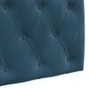vidaXL Cabecera Colgante Azul 110 x 55 x 7 cm Terciopelo
