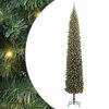 vidaXL Árbol de Navidad artificial Verde 270 cm PVC, Acero y Plástico