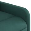 vidaXL Sill&oacute;n de masaje reclinable de tela verde oscuro