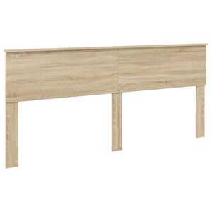 vidaXL Cabecero Roble Sonoma 200 cm Madera contrachapada