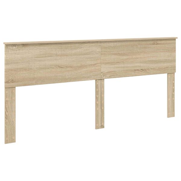 vidaXL Cabecero Roble Sonoma 200 cm Madera contrachapada