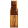 vidaXL Arriate de madera maciza de acacia 200x30x50 cm