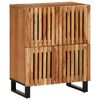vidaXL Aparador de madera maciza acacia 60x34x75 cm
