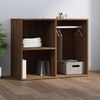 vidaXL Mueble vestidor madera contrachapada marr&oacute;n roble 80x40x65 cm