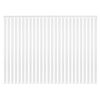 vidaXL Persiana vertical tela blanca 120x250 cm