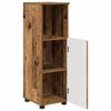 vidaXL Gabinete de Ba&ntilde;o con puerta Madera Vieja 30 x 35 x 95 cm