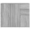 vidaXL Aparador de madera contrachapada gris Sonoma 91x29,5x75 cm