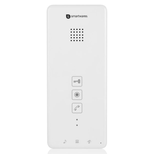 Smartwares Sistema interfono 3 apartamentos blanco 20,5x8,6x2,1 cm
