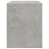 vidaXL Mesita de noche madera contrachapada gris hormig&oacute;n 60x36x45 cm