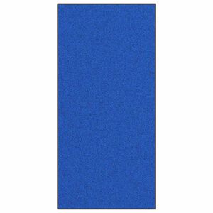 vidaXL Felpudo Otro Azul y Negro 120 x 250 cm Poliamida y PVC