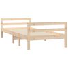 vidaXL Estructura de cama sin colch&oacute;n madera maciza de pino 90x200 cm