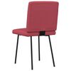 vidaXL Sillas de comedor 2 unidades cuero sint&eacute;tico rojo tinto