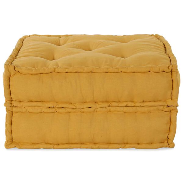 vidaXL Sof&aacute; modular de tela amarillo 70x70x36