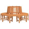 vidaXL Banco de &aacute;rbol circular madera maciza eucalipto &Oslash;208 cm