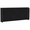 vidaXL Oreja de cabecero Negro 40,5 x 40,5 x 4 cm Terciopelo