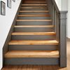 vidaXL Pelda&ntilde;os de escalera 12 uds madera maciza roble marr&oacute;n claro