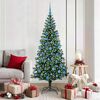 vidaXL &Aacute;rbol de Navidad Artificial Preiluminado Verde 180 cm