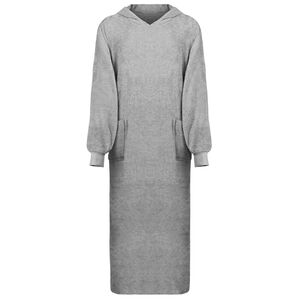 vidaXL Sudadera manta KINN Gris XXL Algod&oacute;n