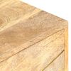 vidaXL Mesita de noche de madera maciza de mango 40x30x50 cm