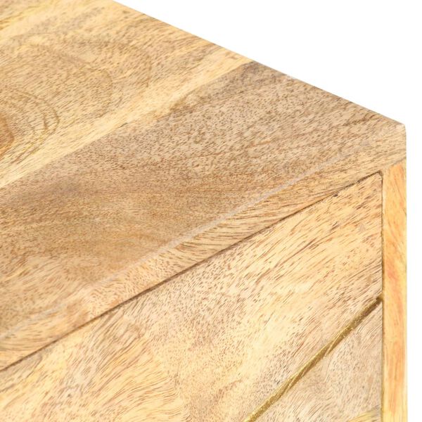 vidaXL Mesita de noche de madera maciza de mango 40x30x50 cm