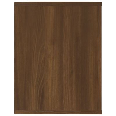 vidaXL Mueble zapatero madera contrachapada marrón roble 75x35x45 cm
