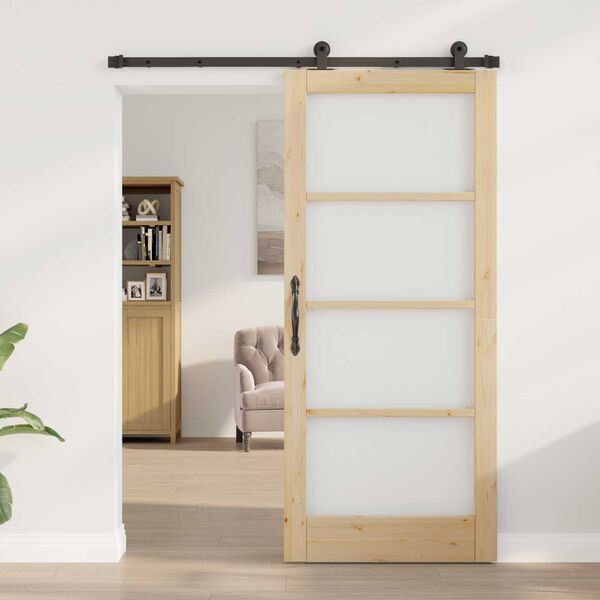 vidaXL Puerta Corredera ORKDAL Natural 86 x 198,5 cm