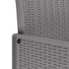 vidaXL Silla de Jardín 2 pcs Gris claro 53 x 49 x 85 cm PP