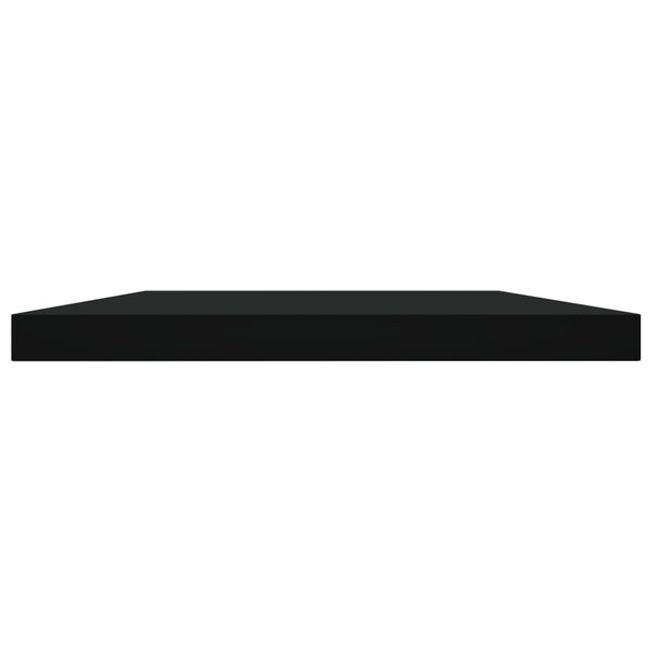 vidaXL Estantes para estantería 4 uds contrachapada negro 40x20x1,5 cm