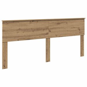 vidaXL Cabecero Roble artesanal 200 cm Madera contrachapada