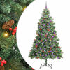 vidaXL &Aacute;rbol de Navidad artificial 300 LED Blanco C&aacute;lido PVC y Metal