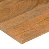vidaXL Tablero escritorio con curva madera mango rugosa 100x80x2,5 cm