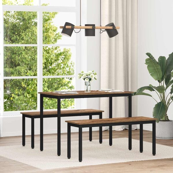 vidaXL Mesas de comedor METAL