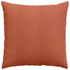 vidaXL Cojines de sofá 2 pcs Rojo Naranja 80 x 80 cm Tela de pana