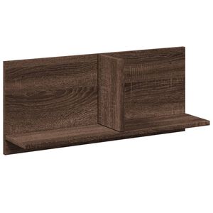 vidaXL Mueble de pared madera de ingenier&iacute;a marr&oacute;n roble 70x16,5x30 cm