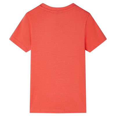 Camiseta infantil rojo claro 92